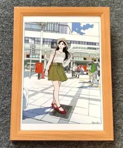 江口寿史展 ポスター額装品　B2ポスター 江口寿史展 ポスター額装品 B2ポスター Amazon.co.jp: 江口寿史