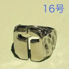 STAINLESS K ロゴ デザインリング メンズアクセサリー 【16号】 - メルカリ