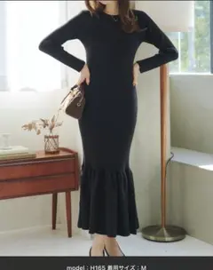 KOBE LETTUCE マーメイドリブニットワンピース