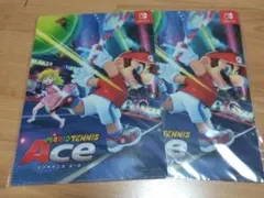 マリオテニスエース　ファイル　２枚セット