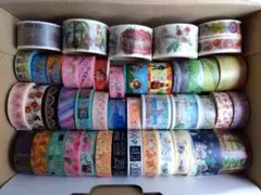 マスキングテープまとめ売り★45本中古★mt 100均海外品など