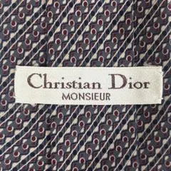 Dior クリスチャンディオール 幾何学模様 ネクタイ