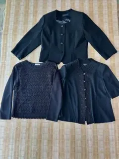 ミセス　フォーマルジャケット、ブラウス礼服3点