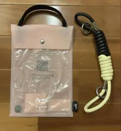 【美品】ajew エジュー コイルストラップ black×yellow