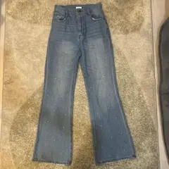 のんちゃん様専用 favclo ラインストーンデニムパンツ
