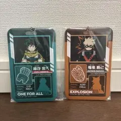 緑谷出久　爆豪勝己 一番くじ　ヒロアカ　K賞　カードホルダー