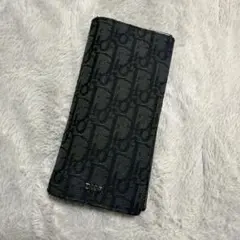 Dior ブラック レザー 長財布