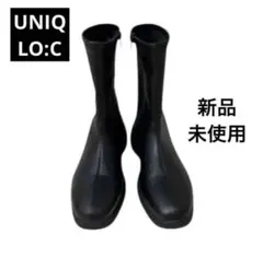 UNIQLO :C ユニクロシー ストレッチショートブーツ ブラック 22.5