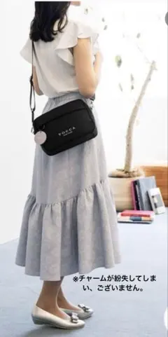 ★三連休限定★TOCCA ショルダーバッグ　ブラック