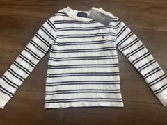 【美品】ラルフローレン ボーダー 長袖Tシャツ キッズ 3T100〜110相当