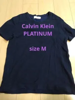 Calvin Klein PLATINUM size M 半袖デザインカットソー