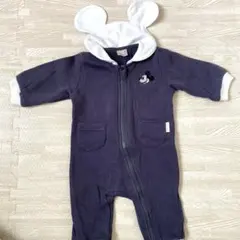 プティマイン　セーラーカラー　カバーオール