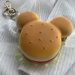 Disney ミッキーマウス ハンバーガー キーホルダー