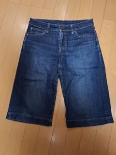 【USED品】UNIQLO　デニム　パンツ　クロップ丈のサムネイル