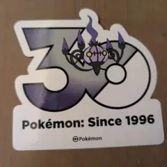 韓国 ポケモン 30周年 ロゴステッカー シャンデラ