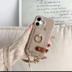 新品♪再入荷♪ｉＰｈｏｎｅ17 ケース　ベージュ