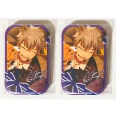 新品★あんスタ★UNDEAD【大神晃牙】一番カフェ★スクエア★缶バッジ★2セット