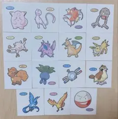 ポケモンパンシール　デコキャラシール　デコキャラシール216 217のサムネイル