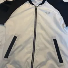 UNDER ARMOUR ジャケット S ホワイト・ブラック