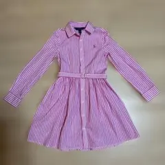 Polo Ralph Lauren ピンク ストライプ ワンピース 7