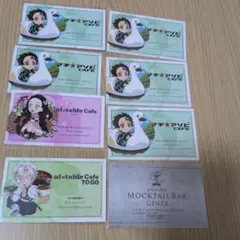 鬼滅の刃炭治郎　禰豆子 実弥 義勇ショップカード ウェルカムカード