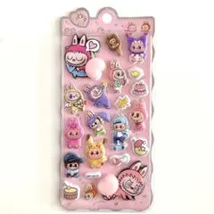 ラブブ　LABUBU ボンボンシール　お尻シール　シール帳