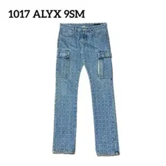 1017 ALYX 9SMデニム カーゴ パンツ 総柄 ブルー 30のサムネイル