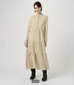 Ballsey ドットプリント ティアードワンピース 新品