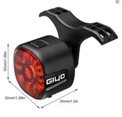 USB充電式自転車テールライト 点灯点滅モード6種　IP66 防水のサムネイル