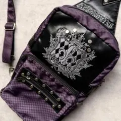 美品✨ALGONQUINS ジャケット　レース刺繍　銀ボタン　ベルト　パンク　黒 メルカリ