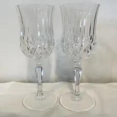 クリスタルガラス ワイングラス 2脚セット