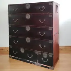 和風木製レトロタンス 6引き出し - メルカリ