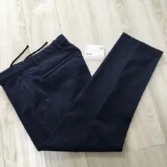 ユニクロ EZYアンクルパンツ(ウルトラストレッチ) メンズM ネイビー
