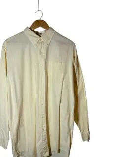 L.L.Bean ボタンダウンシャツ 17½ 36 淡い黄色