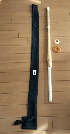 剣道用竹刀 大人用 白と黒