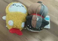 夏目友人帳　ボールチェーン付ぬいぐるみ　いろんなニャンコ先生　2種セット