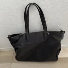 fulcro 黒レザー調トート 美品 - メルカリ
