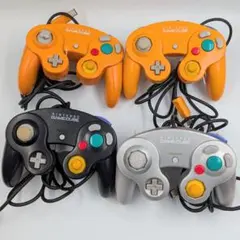 【ジャンク品】Nintendo ゲームキューブ コントローラー 4台 まとめ