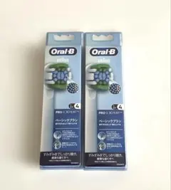 オーラルB 電動ハブラシ用替ブラシ　ベーシック替ブラシ4本入　2点