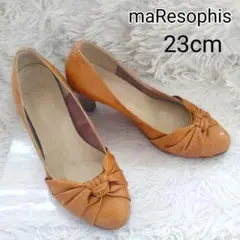 ★美品★【23cm】maResophis　マーレマーレ　靴　パンプス　イエロー