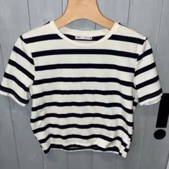 ZARA ストライプ Tシャツ Lサイズのサムネイル