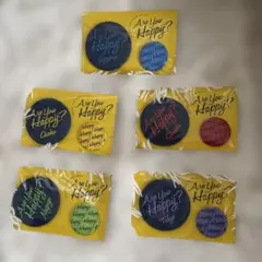 【美品】Are You Happy? ピンバッジセット 5色セット