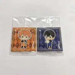 ハイキュー　烏野高校　日向翔陽　影山飛雄　シュガーラスク　シール