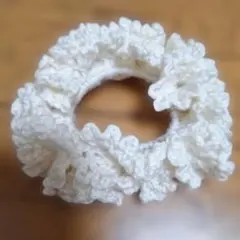 ハンドメイドシュシュ　かぎ針編み