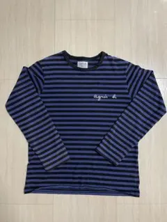 【希少XL・別注】アニエスベー × アダムエロペ ボーダーTシャツ