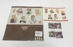 映画鬼滅の刃グッズ第２段　みにきゃらA4クリアファイル2枚＋集合シール＋おまけ
