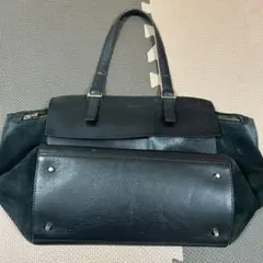 FURLA　トートバッグ　レザー　スエード シボ革