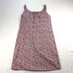 J.CREW 花柄ワンピース 4 コットン100% ピンク系 夏 可愛いのサムネイル