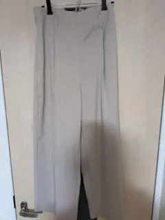 ViS アイボリー系ワイドパンツ(L)