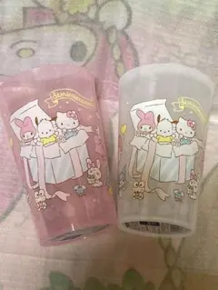 サンリオキャラクターズ　コップ　２種類セット　プラコップ　タンブラー　サンリオ